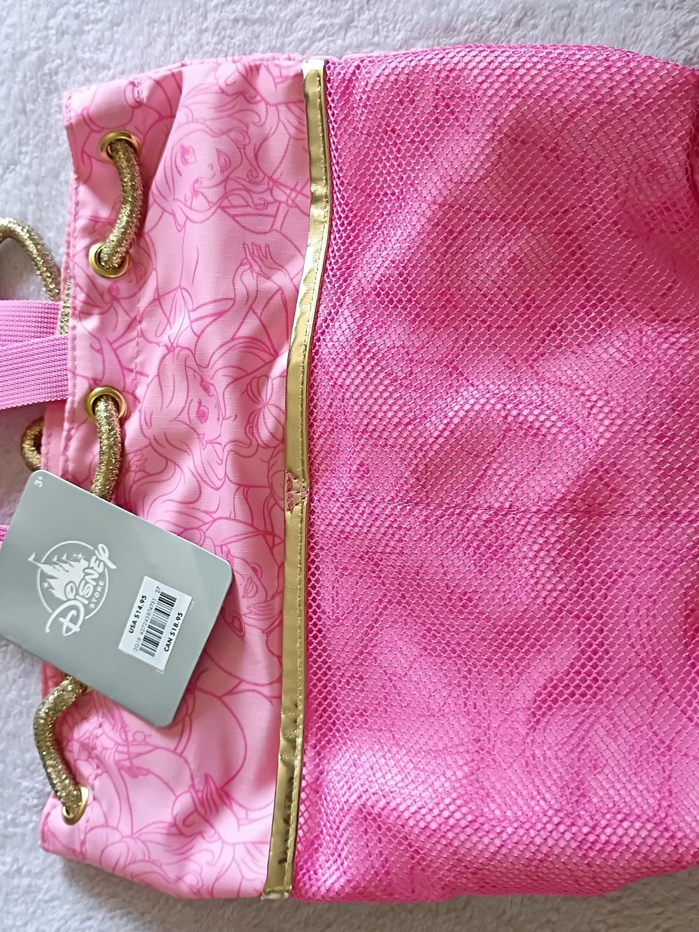 Disney Princess Drawstring Beach Bag